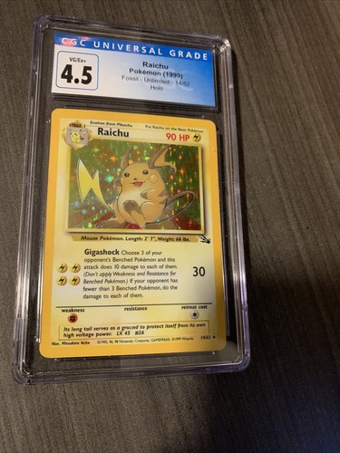 Raichu (Unlimited) graded CGC 4.5 for sale on eBay