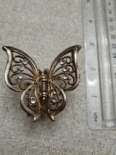 Vtg Hair Clip BUTTERFLY