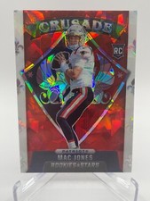 2021 Rookies and Stars Mac Jones Crusade Red Cracked Ice CR-24 Patriots 