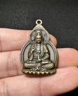 Tibet bronze Guan Yin Avalokitesvara Buddha Kuan-Yin talisman pendant
