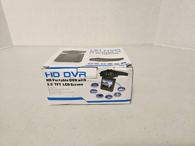 HD DVR Dashcam HD Portable DVR with 2.5'' TFT LCD Screen - New in Box