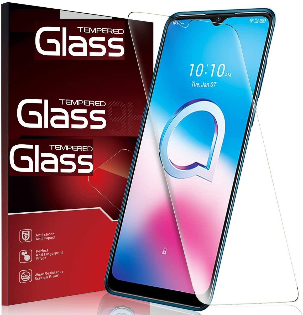 PELLICOLA VETRO TEMPERATO Per ALCATEL 1SE 2020 SE PROTEGGI SCHERMO - Foto 10