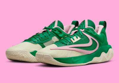 Nike Giannis Immortality 3 Malachite Green Pink DZ7533-300 sz 13