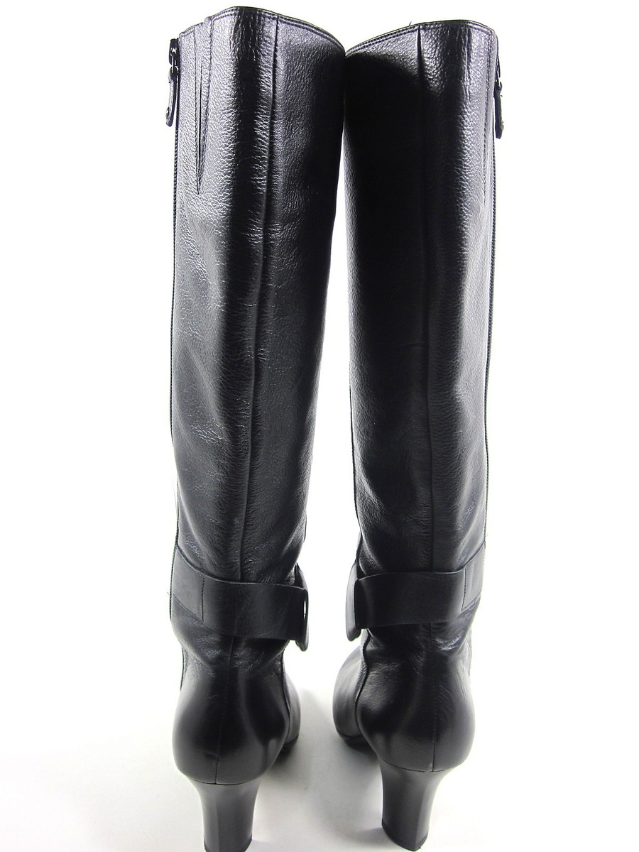 ROCKPORT, ORDELLA BOOT, WOMENS, BLACK, US 8.5M, EURO 39, LEATHER