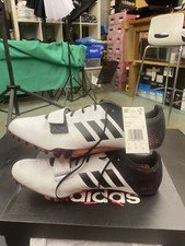 Adidas Adizero Accelerator Track Spikes Shoes White Black Red B37481 Men Sz 12.5