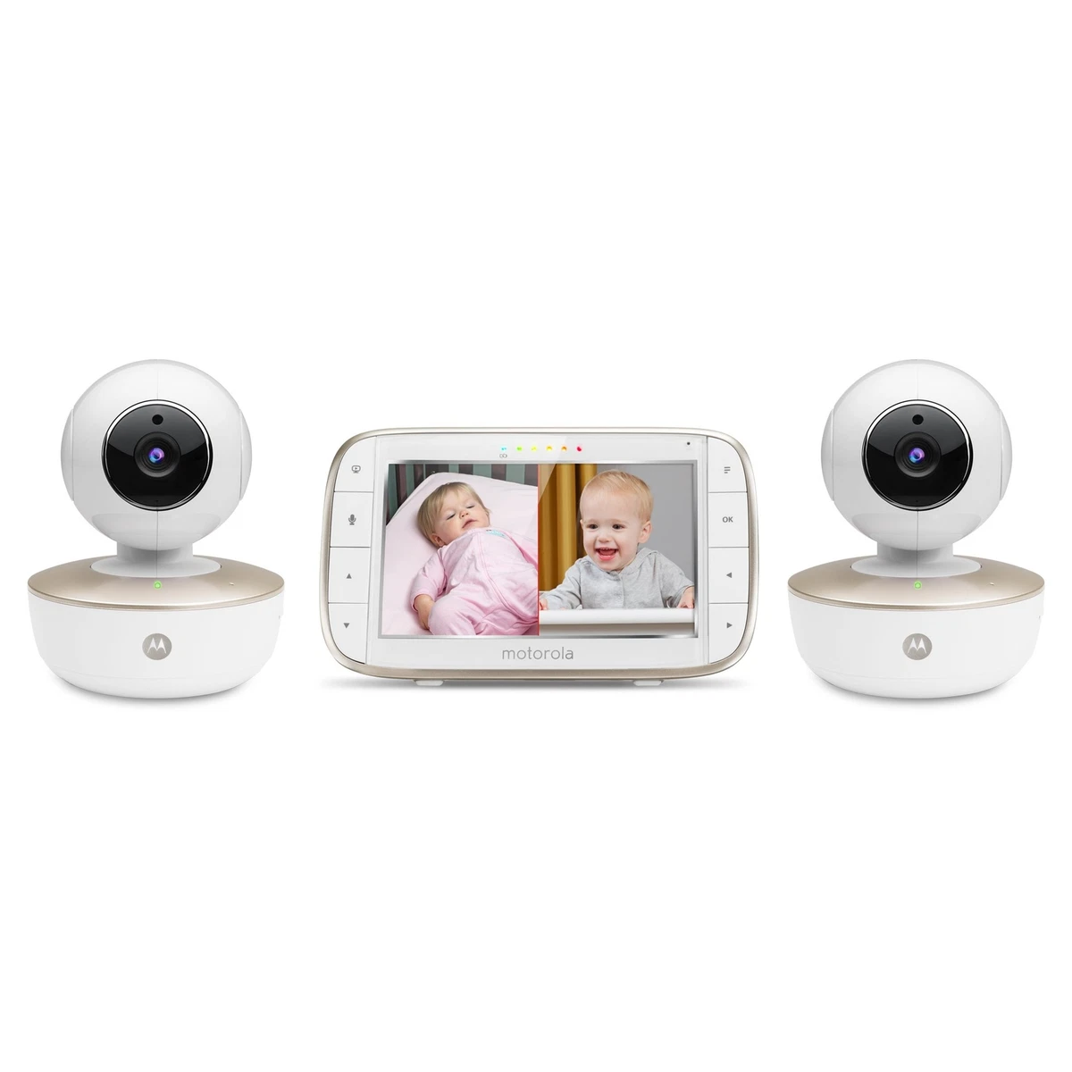 Motorola MBP855CONNECT-2 Portable Baby Monitor, 2 Rechargeable Cameras 816479014260 |