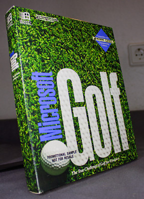 Microsoft Golf for Windows für IBM PC 3,5'' Disks Big Box Golfspiel 1992