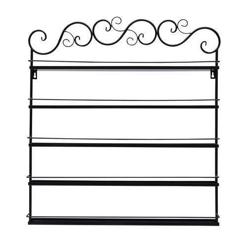 Estante organizador de exhibición montado en la pared soporte metal 5 niveles OFERTA - Imagen 11 de 17