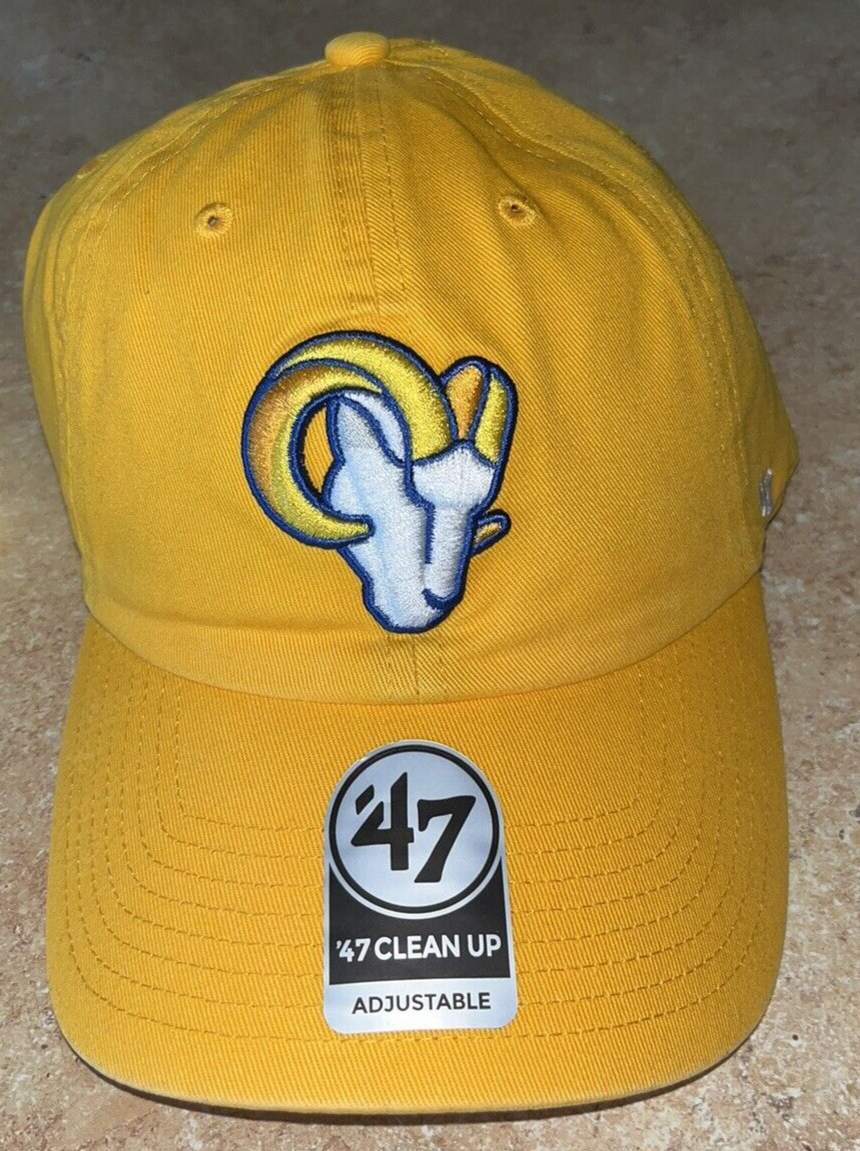 LOS ANGELES RAMS '47 CLEANUP THROWBACK ADJUSTABLE THROWBACK HAT