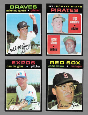 1971 Topps Baseball HIGH GRADE: Choose Your Card (#387 - #742)