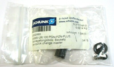 SCHUNK SET Backen-Verrieglungsbolzen Bausatz BSWB-UR 100 PGN/PZN-Plus Neu H41436