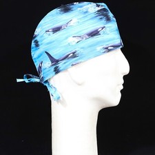 Orca Theme Scrub Hat