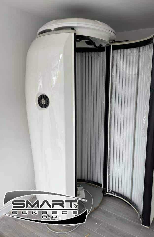 Sunbed Alisun XXL Sunbed Vertical Tanning 48 Tube 2m Sun Bed Sunbeds WHITE eBay