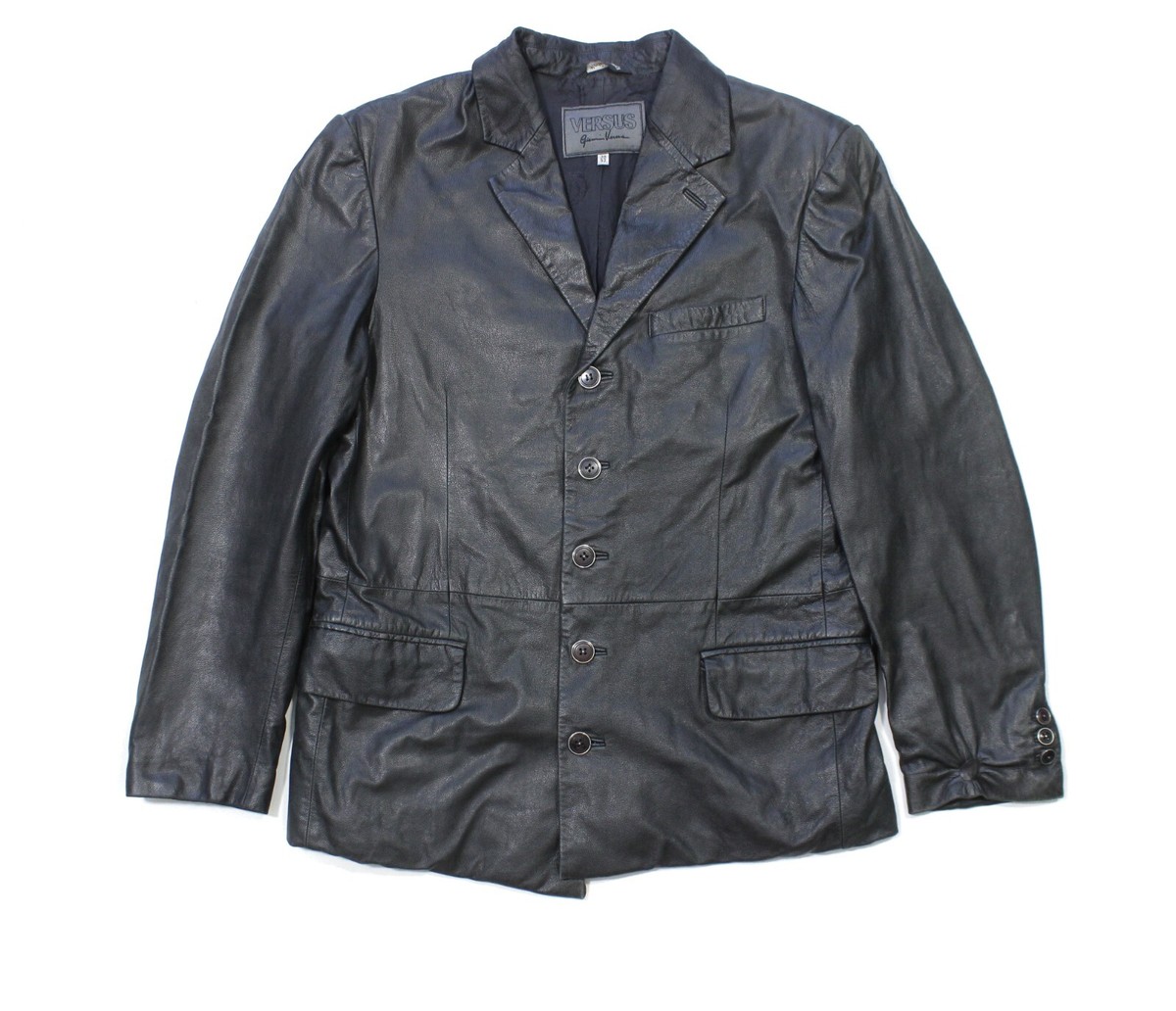 Versus Gianni Versace 90S Leather Jacket Vintage | eBay