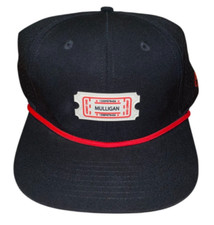 Bite Hard Golf Mulligan Ticket Snapback Hat Cap Rope Performance One Size OS NWT