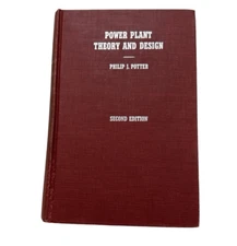 Power Plant Theory and Design Phillip J. Potter Second Edition Hardcover
