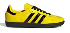 adidas Originals Samba OG - Size 7.5 Women's Sneakers Yellow Black JR8749 NEW