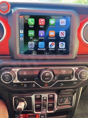2+32GB For Jeep Wrangler 2018 2019 2020 2021 Android 14 Carplay Stereo Radio GPS