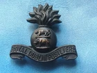 WW1. The Royal Dublin Fusiliers Officer Service Dress cap badge.