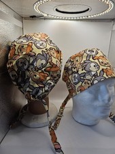 BAMBI AND THUMPER HANDMADE SURGICAL SCRUB CAPS