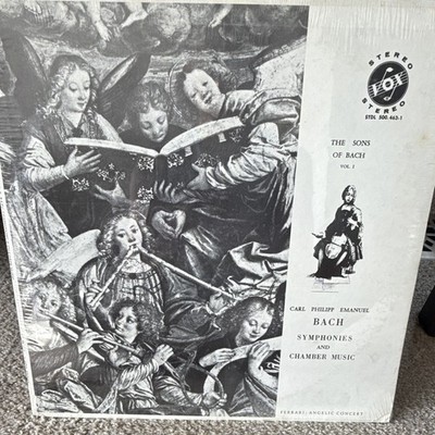 Vox Carl Philipp Emanuel Bach The Sons Of Bach Vol. I Stereo LP unopened 