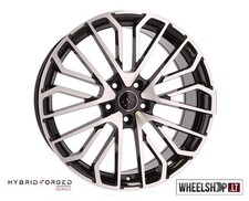 Audi A3 Style R19 5x112 4x 19 inch alloy wheels Black machined 8j Felgen VW Seat