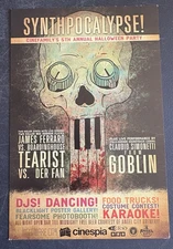 art postcard Cinefamily Synthpocalypse Goblin James Ferraro flyer ad music event