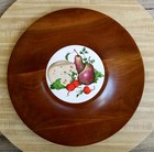 Vintage MCM Ozark Walnutware Solid Walnut Cheese Tray Charcuterie 14 Inch — photo 3