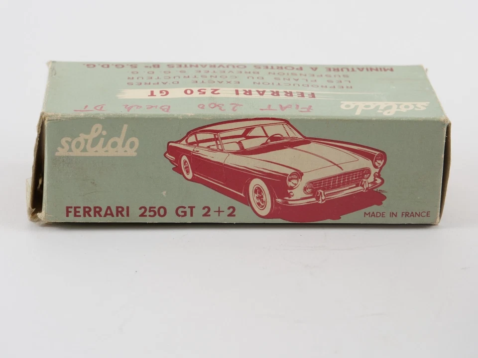 Solido N° 123 Ferrari 250 GT 2+2 Mai Giocato In Scatola 1/43 - Immagine 2 di 4
