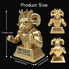 GOAT Trophy Award - 6.7" Funny for Fantasy Football Champion, Office MVP — photo 4