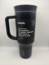 Owala 40oz Stainless Steel Tumbler with Handle - Panther Paw SEE DETAILS