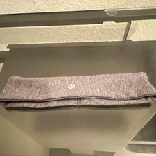 lululemon Gray Stretch Athletic Headband Sweatband for Unisex Adults