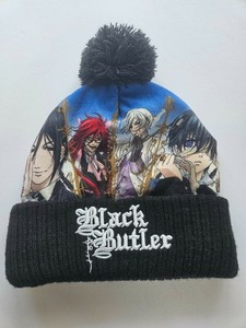 BLACK BUTLER Winter Pom Pom Hat with Graphics Main Crown!