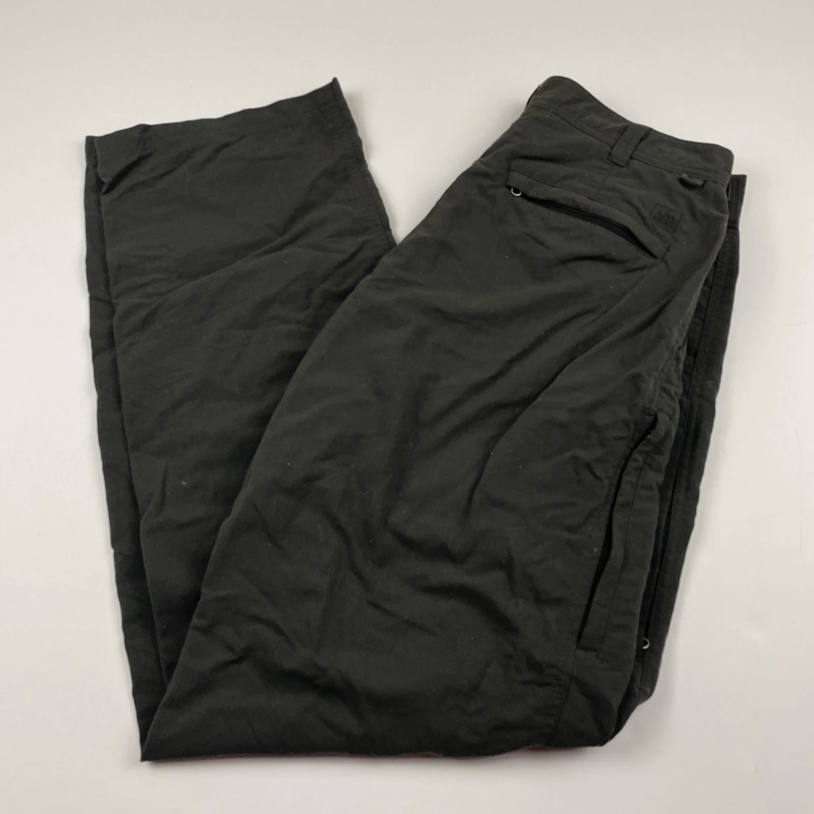 REi Cargo Hiking Pants Men's Size 32W 32L Nylon UPF50+ Gray Outdoor