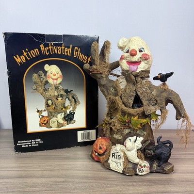 VTG Motion Activated Animatronic Prop Ghost Dracula Witch Cat Halloween VIDEO!