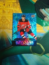2020-21 Upper Deck Series Hockey Insert DAZZLERS Blue Nico Hischier