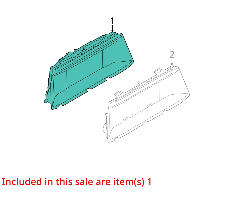 Bmw 7 Series Information Display Screen E8BZP - Image 3 of 4