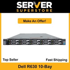 Dell PowerEdge R630 Server 2x E5-2650 V3 20 Cores H730 128GB RAM 2x 900GB SAS