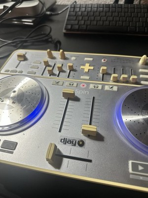 Vestax SPIN DJ Controller USB MIDI Audio Interface Algoriddim djay  Tested Works