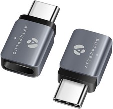 USB C Extension Adapter, USB-C Male to Female, Straight - Space Gray