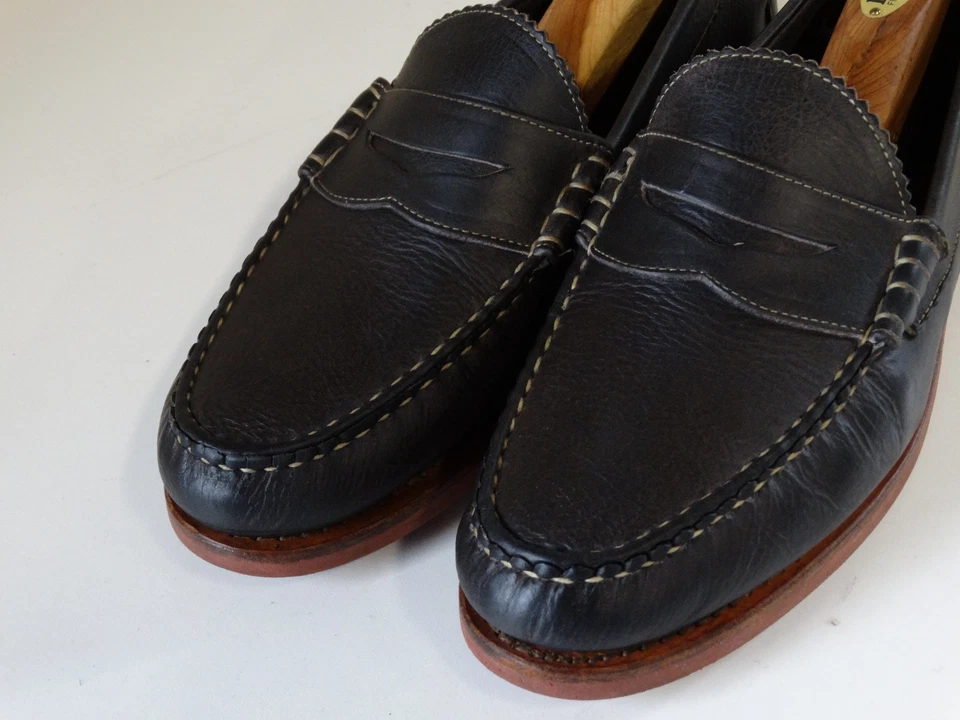 Allen Edmonds Sedona Penny Mocasín Informal Cómodo Zapatos Para Hombres 12 D Cuero Negro Foto 2 de 4