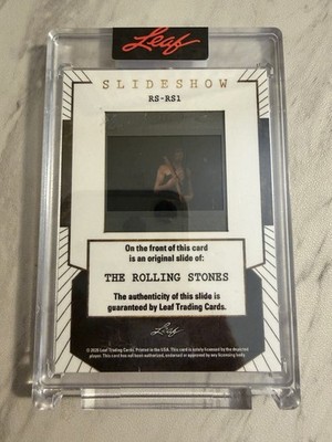 2026 Leaf Slideshow Encased Rock Slides The Rolling Stones | eBay