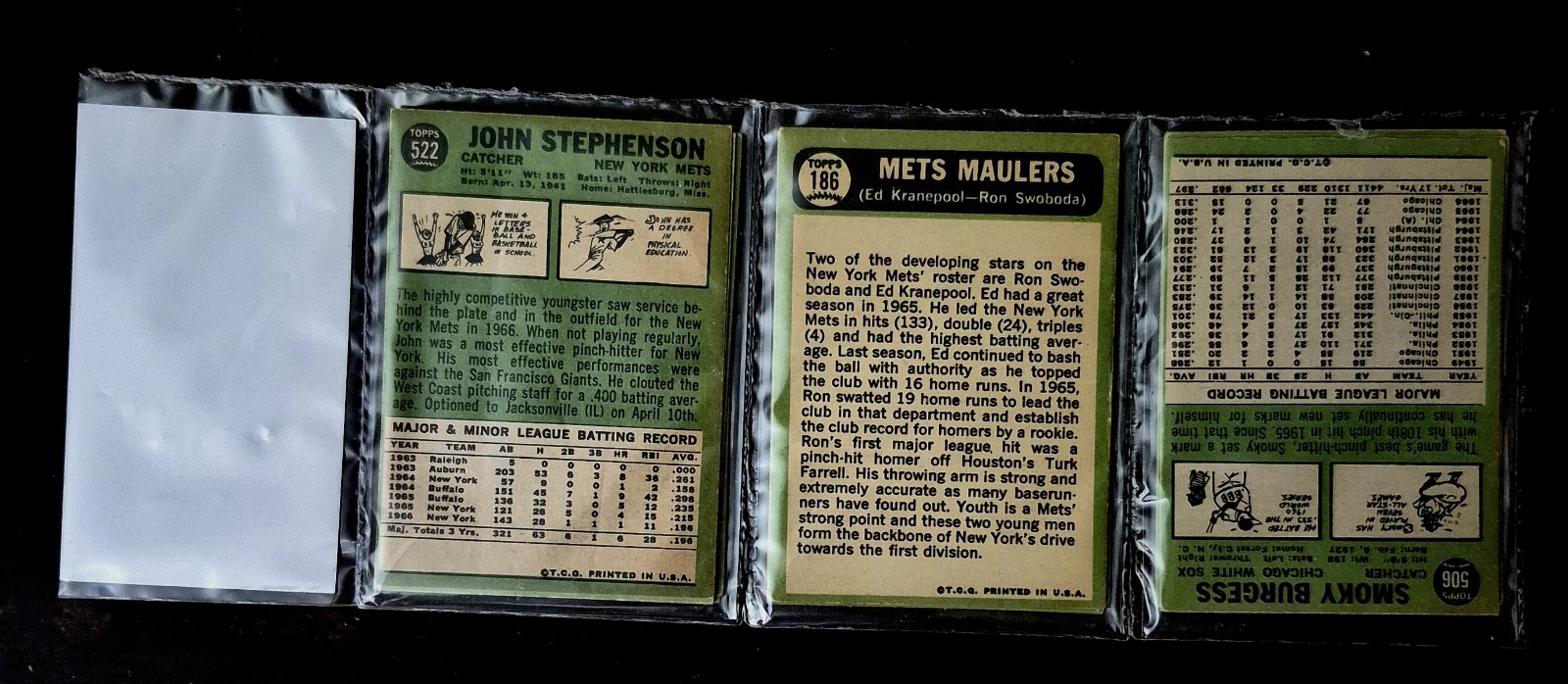 1967 Topps Baseball Rack Pack 15 CARDS. ROOKIE  STARS. WHITE SOX, TWINS, ASTROS,