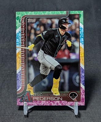 Joc Pederson Easter Holiday Variation 2025 Topps Series 1 Card #127 Diamondbacks