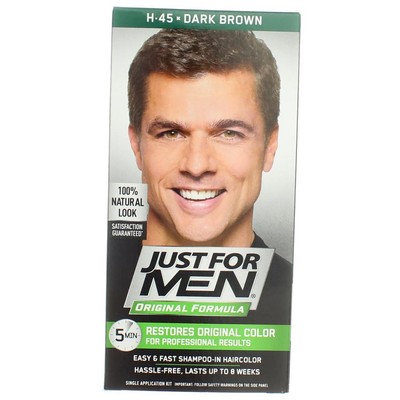 2 Pack Just For Men Original Formula Hair Color, Dark Brown H-45
