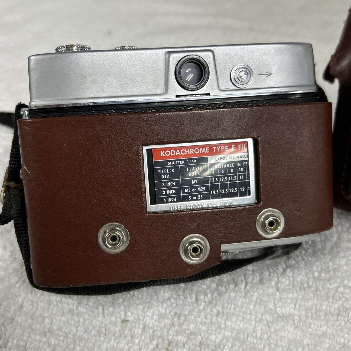 Vintage Kodak Automatic 35 35mm Film Camera 44mm f2.8 Ektanar Lens