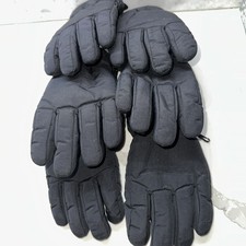 Lot of 3 Unbranded Junior Med Ski/Mountain Black Gloves