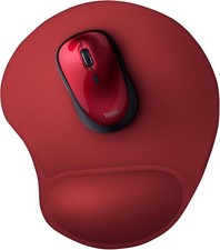 Image of Trust BigFoot Mouse Mat with Wrist Support, Ergonomic Mouse Pad, Prevents Wrist
