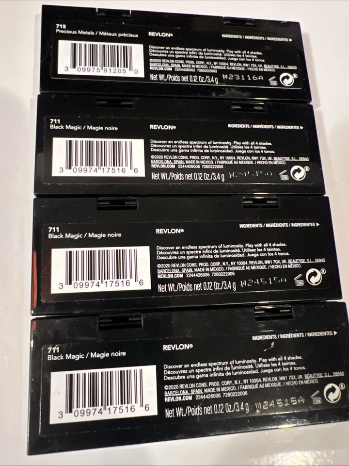 Revlon Illuminance Creme Shadow Palette Mix Lot~(3)Black Magic & (1)Precious Met - Image 2 of 4