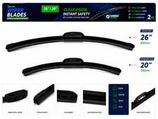 NEW 2X Top-Tier 26"+20" Front Premium Wiper Blades for ACURA MDX 2022-2026